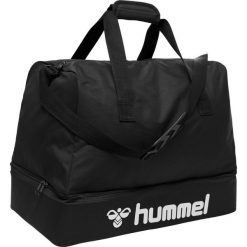 Torba piłkarska dla dorosłych rozmiar Hummel Core Football Bag. Niebieskie torby sportowe Hummel, bez wzorów. Za 129.99 zł.