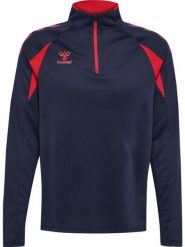 Bluza treningowa zapinana do połowy Hummel Core 2.0. Czarne bluzy damskie Hummel, xl, bez wzorów, z materiału, bez kaptura. Za 226.00 zł.