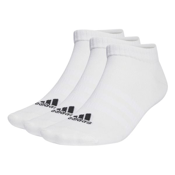 Skarpety adidas Thin and Light Sportswear Low-Cut 3 Pairs. Białe skarpetki damskie Adidas, bez wzorów, z bawełny. Za 49.00 zł.