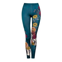 Legginsy sportowe damskie DEEP TRIP Garden. Legginsy damskie DEEP TRIP, s, bez wzorów, na jogę i pilates. Za 179.00 zł.