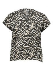 JDY Bluzka w kolorze brązowo-beżowym rozmiar: 38. Szare bluzki damskie JDY, bez wzorów, bez kołnierzyka, bez ramiączek. Za 52.30 zł.