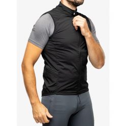 Kamizelka rowerowa POC Pro Thermal Vest. Czarne kamizelki damskie POC, l, bez wzorów, bez kaptura. Za 587.99 zł.
