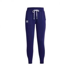 Spodnie sportowe damskie Under Armour Rival Fleece. Białe spodnie sportowe damskie Under Armour, s, bez wzorów, z bawełny, na fitness i siłownię. Za 282.15 zł.