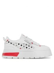 Puma Sneakersy Mayze Stack Miraculous Jr 393906 02 Biały. Białe buty sportowe dziewczęce Puma, bez wzorów, ze skóry, bez zapięcia. Za 309.99 zł.