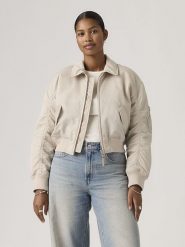 Levi's Kurtka w kolorze szarym rozmiar: M. Szare kurtki damskie Levi's, m, bez wzorów, bez kaptura. Za 287.95 zł.