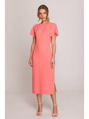 Stylove Sukienka w kolorze pomarańczowym rozmiar: L. Pomarańczowe sukienki damskie Stylove, bez wzorów, bez ramiączek. Za 291.93 zł.