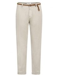 Sublevel Spodnie chino w kolorze kremowym rozmiar: XXL. Brązowe spodnie materiałowe damskie Sublevel, bez wzorów, ze skóry. Za 126.99 zł.