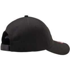 Bawełniana Czapka Z Daszkiem Essential Big Cat. Czarne czapki z daszkiem damskie Puma, bez wzorów, z bawełny. Za 79.99 zł.