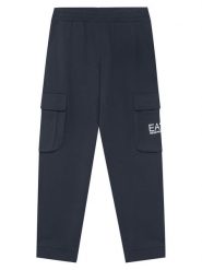 EA7 Emporio Armani Spodnie dresowe 7B000028 AF10380 UB102 Granatowy Regular Fit. Niebieskie spodnie dresowe chłopięce EA7 Emporio Armani, z bawełny. Za 309.99 zł.