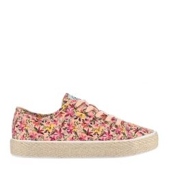 Espadryle damskie VERTIGO ALPES AQUA W/PINK. Czarne espadryle damskie Aulp, bez wzorów, bez obcasa. W wyprzedaży za 99.99 zł.
