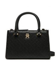 Tommy Hilfiger Torebka AW0AW16932 Czarny. Czarne torebki klasyczne damskie Tommy Hilfiger, ze skóry, bez dodatków. Za 339.99 zł.