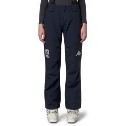 Spodnie narciarskie damskie USA 665C. Niebieskie spodnie sportowe damskie Kappa, bez wzorów, narciarskie. Za 1,254.10 zł.
