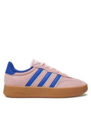 Adidas Sneakersy Barreda JP7107 Różowy. Czerwone obuwie sportowe damskie Adidas, ze skóry, bez zapięcia. Za 199.99 zł.