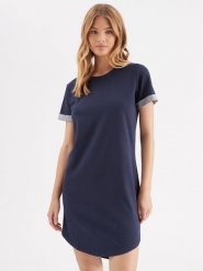 JDY Sukienka codzienna Ivy 15174793 Niebieski Regular Fit. Niebieskie sukienki damskie JDY, bez wzorów, z syntetyku, bez ramiączek. Za 89.99 zł.