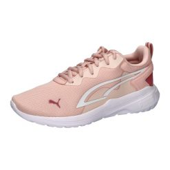 Buty treningowe damskie Puma Allday Active JR. Czerwone obuwie sportowe damskie Puma, z materiału, bez zapięcia, na jogę i pilates. Za 251.00 zł.