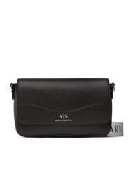 Armani Exchange Torebka 942912 CC783 0002 Czarny. Czarne listonoszki damskie Armani Exchange, bez wzorów, ze skóry, bez dodatków. Za 479.99 zł.