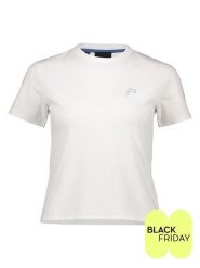 ESPRIT Koszulka w kolorze białym rozmiar: S. Białe koszulki damskie ESPRIT, s, bez wzorów, z bawełny, bez kołnierzyka, bez ramiączek. Za 108.99 zł.