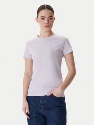 BOSS T-Shirt C_Esogo_1 50506973 Fioletowy Slim Fit. Fioletowe t-shirty damskie Boss, s, bez wzorów, z bawełny, bez kołnierzyka. Za 229.99 zł.