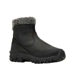 Buty trekkingowe Merrell Isolation 200g — Czarny. Czarne obuwie trekkingowe damskie Merrell, z materiału, bez zapięcia. Za 782.60 zł.
