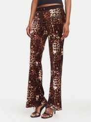 Juicy Couture Spodnie dresowe Caisa JCWBJ226339 Brązowy Flare Fit. Brązowe spodnie dresowe damskie Juicy Couture, l, bez wzorów, z bawełny. Za 399.99 zł.