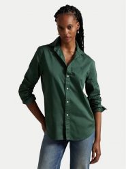 Polo Ralph Lauren Koszula 211A92177004 Zielony Classic Fit. Zielone koszule damskie Polo Ralph Lauren, xs, bez wzorów, z bawełny, bez kołnierzyka, bez ramiączek. Za 499.99 zł.