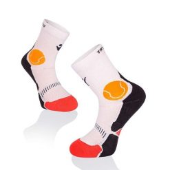 Skarpety tenisowe Fusion w kolorze czerwonym, pomarańczowym i czarnym. Brązowe skarpetki damskie TRY TO FLY, bez wzorów. W wyprzedaży za 58.11 zł.