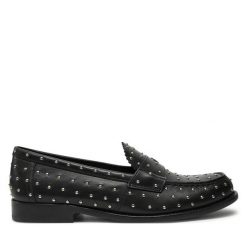 Lordsy Tory Burch. Czarne półbuty damskie Tory Burch, bez wzorów, bez obcasa, bez zapięcia. Za 1,209.00 zł.