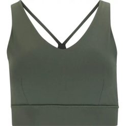 Biustonosz dla kobiet Athlecia Dilraba. Szare biustonosze sportowe damskie Athlecia, bez wzorów. Za 172.50 zł.