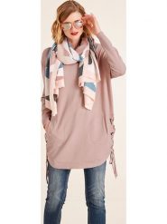 Heine Sweter w kolorze jasnoróżowym rozmiar: 36/38. Różowe swetry klasyczne damskie Heine, bez kołnierzyka. Za 69.91 zł.