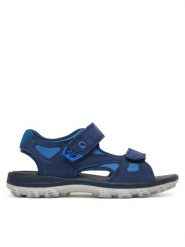 Primigi Sandały 1394411 D Granatowy. Niebieskie sandały chłopięce Primigi, ze skóry, bez zapięcia. Za 249.99 zł.