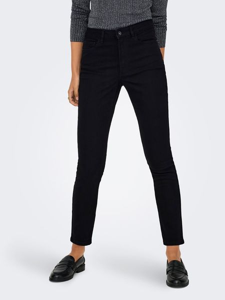 ONLY Carmakoma Dżinsy - Slim fit - w kolorze czarnym rozmiar: W33/L32. Czarne jeansy damskie Only Carmakoma, z podwyższonym stanem. Za 78.66 zł.