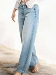 Jeansy balloon - turkusowy. Niebieskie jeansy damskie Sinsay. W wyprzedaży za 33.99 zł.