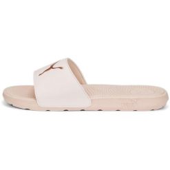 Klapki basenowe dla dorosłych Puma Cool Cat 2.0. Czerwone klapki damskie Puma, bez wzorów, z materiału, bez obcasa, bez zapięcia. Za 234.00 zł.