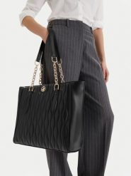 Beverly Hills Polo Club Torebka CEO-BHPC-C-016-09 Czarny. Czarne shopper bag Beverly Hills Polo Club, bez wzorów, z materiału, bez dodatków. Za 279.99 zł.