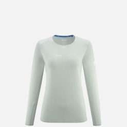 Koszulka damska z długim rękawem Millet Intense Ts Ls W Active Fit. Zielone koszulki damskie Millet, s, bez wzorów, bez kołnierzyka, bez ramiączek. Za 340.00 zł.