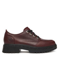 Półbuty Timberland. Brązowe półbuty damskie Timberland, bez wzorów, bez obcasa, na płaskiej podeszwie, bez zapięcia. Za 539.99 zł.