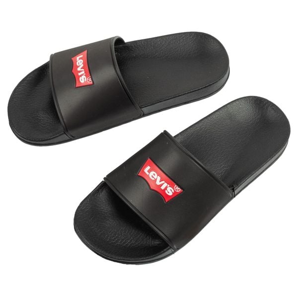 Klapki sportowe damskie laczki Levi's. Białe klapki damskie Levi's, bez wzorów, z materiału, bez obcasa, bez zapięcia. Za 76.99 zł.