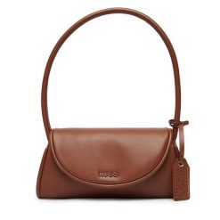 Torebka HUGO. Brązowe torebki klasyczne damskie Hugo, bez dodatków. Za 429.99 zł.