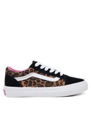 Vans Tenisówki Old Skool VN000CY8BMV1 Czarny. Czarne buty sportowe dziewczęce Vans, bez wzorów, ze skóry, bez zapięcia. Za 169.99 zł.