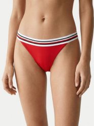 Tommy Hilfiger Dół od bikini Cheeky UW0UW06354 Czerwony. Czerwone bikini Tommy Hilfiger, bez wzorów, z syntetyku. Za 189.99 zł.