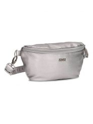 Zwei Saszetka w kolorze srebrnym - 25 x 12 x 7 cm rozmiar: onesize. Szare nerki i saszetki damskie Zwei, bez wzorów, z materiału. Za 136.78 zł.