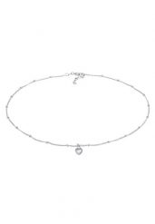 Elli Damski Choker serce miłość prosty ze srebra próby 925 Sterling Silver Naszyjniki 1 ct. Szare naszyjniki damskie Elli, srebrne. Za 163.99 zł.