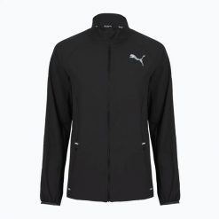 Kurtka damska Puma Run Elite Ultraweave. Czarne kurtki damskie Puma, xs, bez wzorów, z materiału, bez kaptura. Za 249.99 zł.