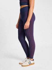 Damskie legginsy Hummel. Niebieskie legginsy damskie Hummel, l, bez wzorów, z materiału. Za 184.00 zł.