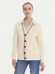 Gant Kardigan 4805343 Écru Regular Fit. Kardigany damskie Gant, xs, bez wzorów, z bawełny. Za 649.99 zł.