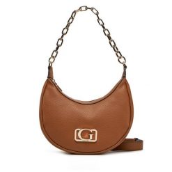 Torebka Guess. Brązowe torebki klasyczne damskie Guess, bez dodatków. Za 339.99 zł.