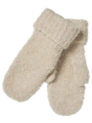 MOSS COPENHAGEN Rękawiczki "Dunya Mittens" w kolorze beżowym rozmiar: onesize. Brązowe rękawiczki damskie Moss Copenhagen, bez wzorów, z materiału. Za 114.17 zł.