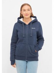 Bench Bluza "Mintz" w kolorze granatowym rozmiar: 36. Niebieskie bluzy damskie Bench, bez wzorów, bez kaptura. Za 170.45 zł.