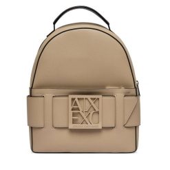 Plecak Armani Exchange. Brązowe plecaki Armani Exchange, bez wzorów. Za 729.99 zł.