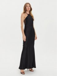 TWINSET Sukienka wieczorowa 242TT2050 Czarny Slim Fit. Czarne sukienki damskie Twinset, bez wzorów, z syntetyku, wizytowe, bez ramiączek. Za 599.99 zł.